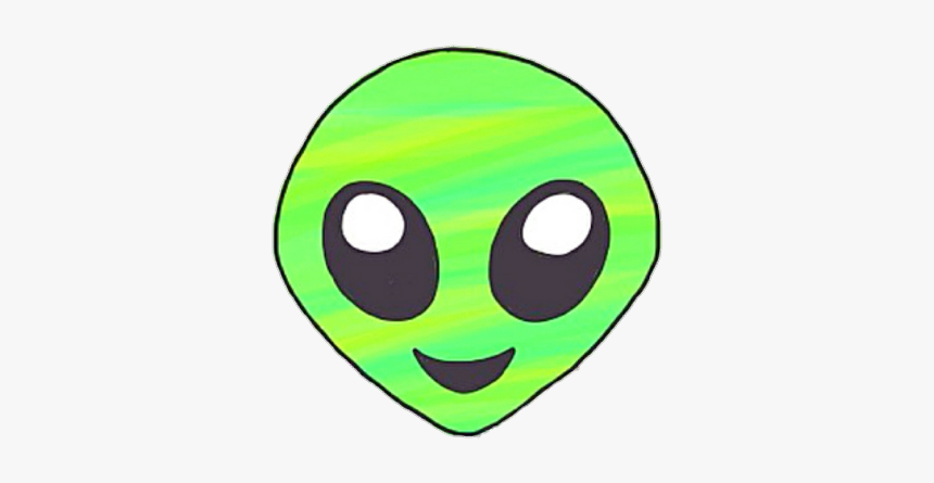 #alien #green #tumblr, HD Png Download