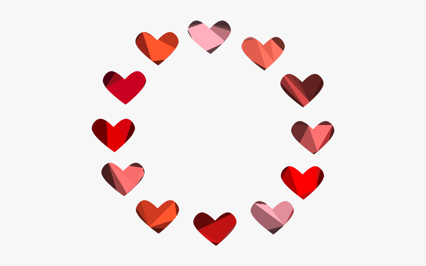 #hearts #red #heartcrown #heartart #heartcircle #freetoedit - Corazones Png, Transparent Png