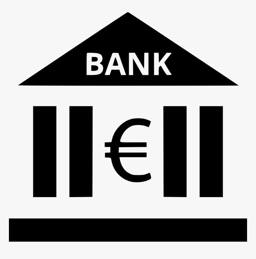 Euro Sign Bank Comments - Bank, HD Png Download