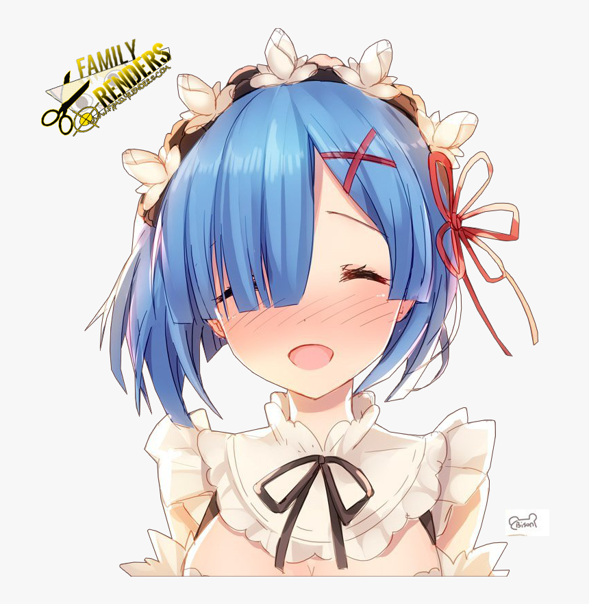 Render Kara Hajimeru Isekai Seikatsu Rem - Happy Rem Re Zero, HD Png Download