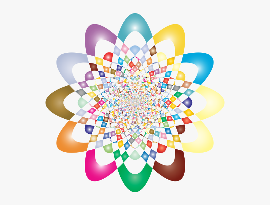 Prismatic Colorful Vortex Vector Image - Whirlpool, HD Png Download