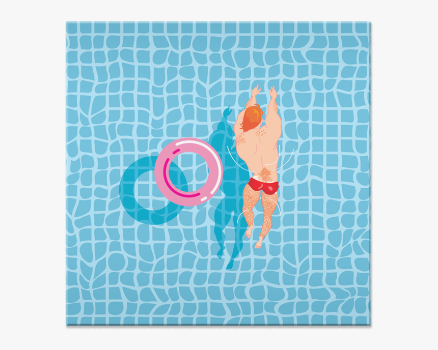 Azulejo Pool Party De Ivo Caralhactusna - St. Michael Chapel, HD Png Download