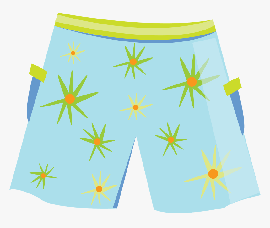 Pool Party Clip Art Trunks, HD Png Download