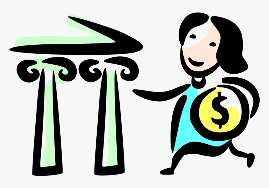 Bank Clipart Bank Deposit - Deposit Account, HD Png Download