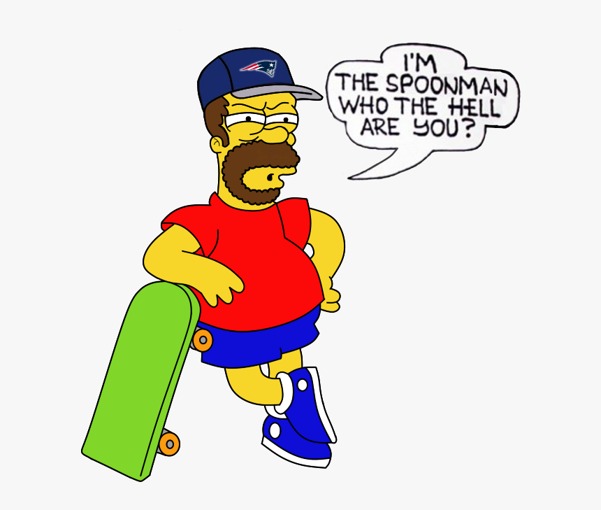 Without The T-shirt Background - Bart Simpson Who The Hell, HD Png Download