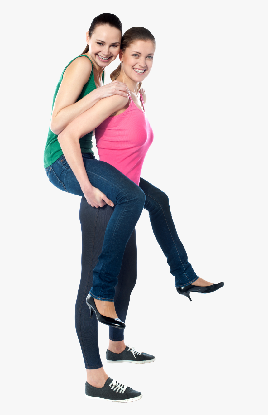 Happy Girl Png Image - Huckepack, Transparent Png