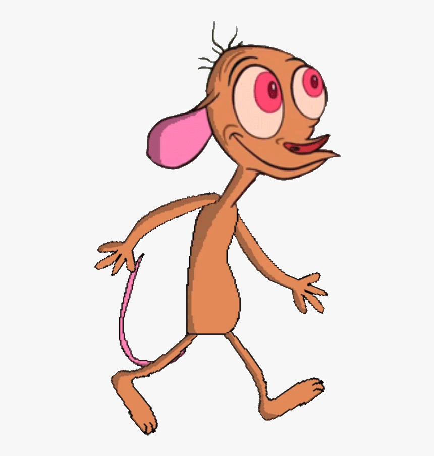 Ren And Stimpy Walking, HD Png Download