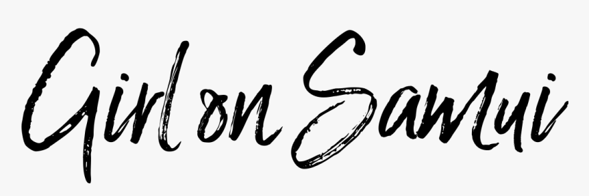 Girl On Samui - Calligraphy, HD Png Download