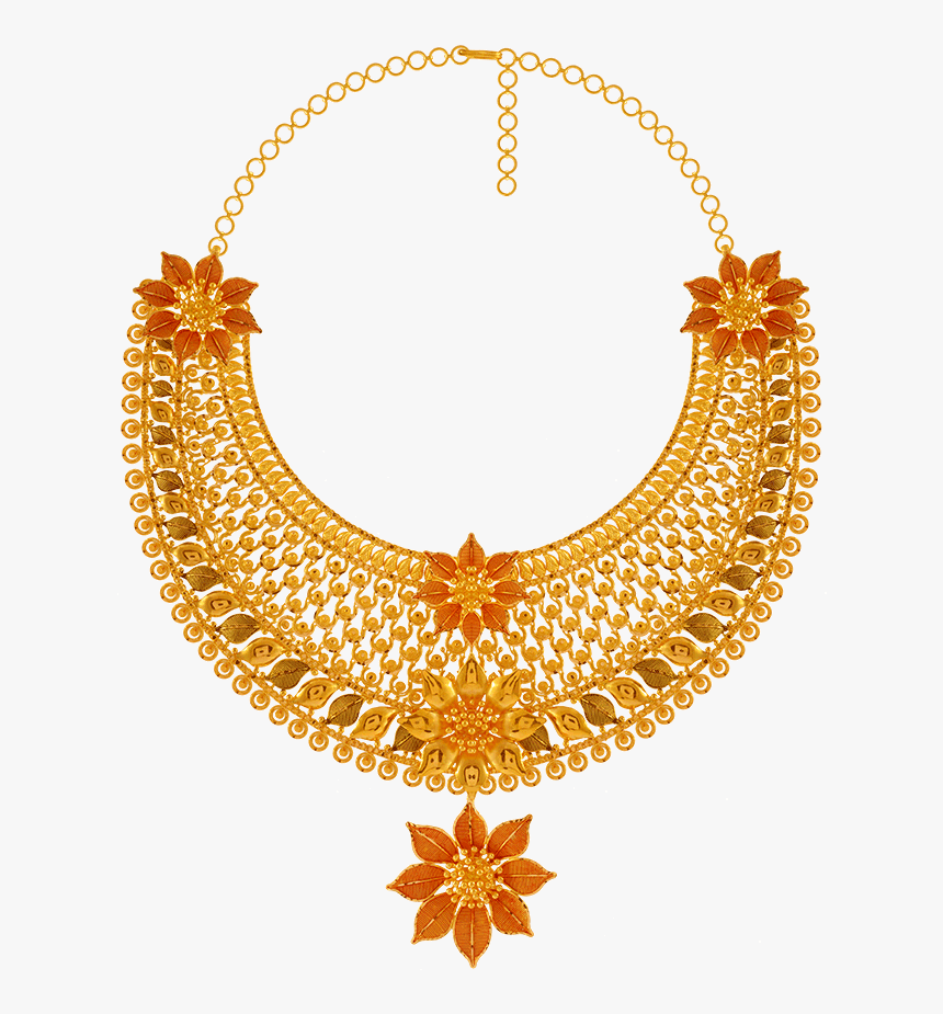 Chandra Jewellers 22kt Yellow Gold Necklace For Women - Necklace Pc Chandra Jewellers, HD Png Download