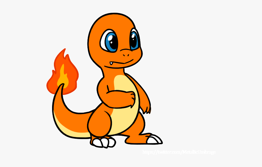 Charmander Transparent Little - Cartoon, HD Png Download