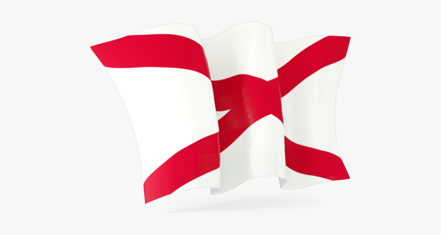 Download Flag Icon Of Alabama - Waving Alabama Flag, HD Png Download
