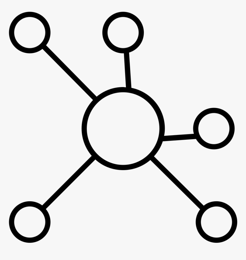 Network Icon Vector Svg, HD Png Download