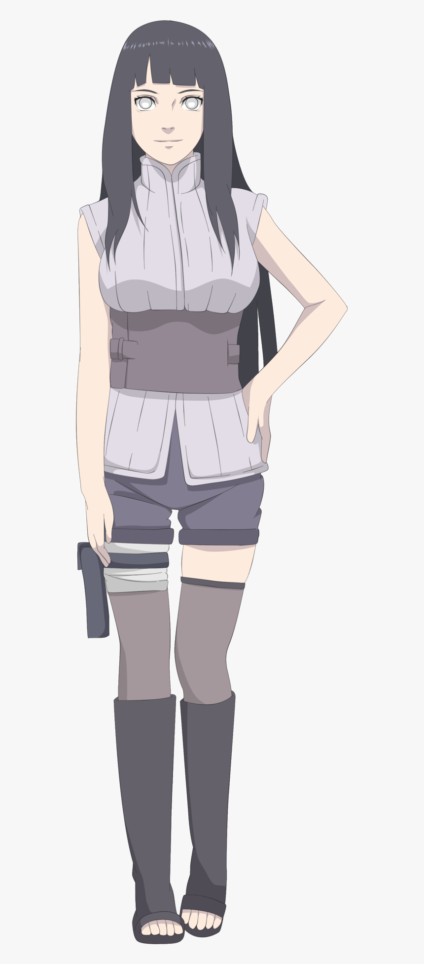 Hinata Hyuga Full Body, HD Png Download