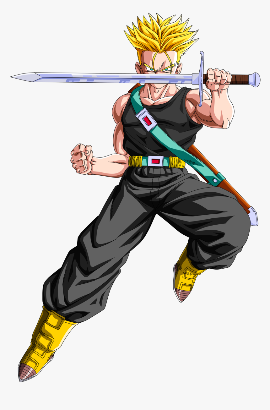 Trunks Super Saiyan Sword, HD Png Download