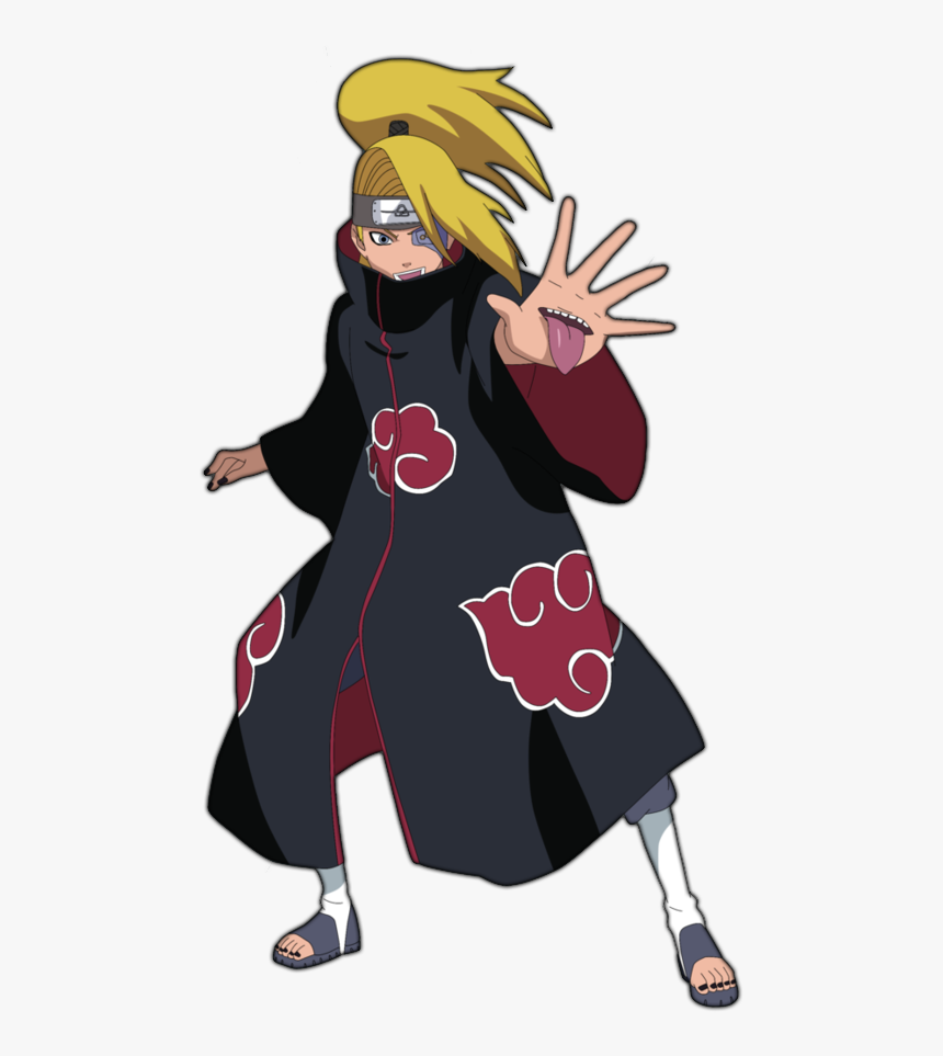 Deidara Render By Luishatakeuchiha On Deviantart - Deidara Kisame, HD Png Download