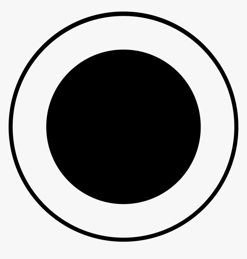 After The Circle Is Selected - Black Plate Clipart, HD Png Download