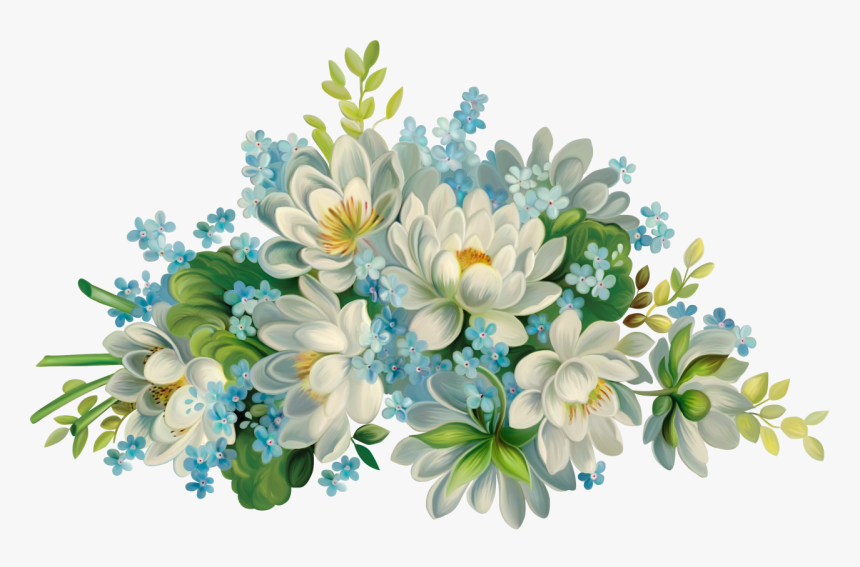 Floral Watercolor Design Png, Transparent Png