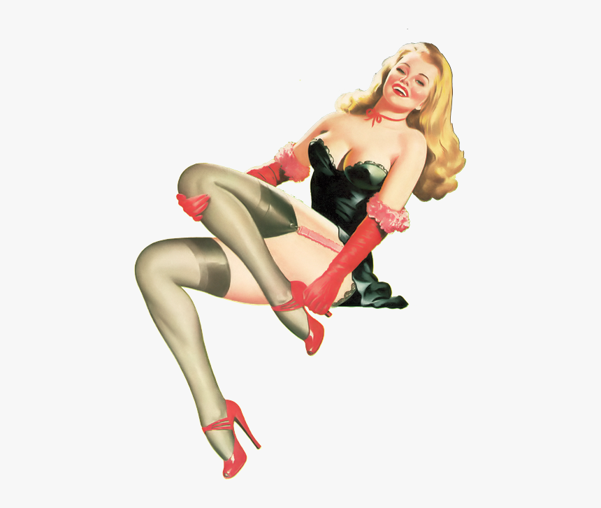 Girls, Pinup, And Png Image - Transparent Pin Up Girl Png, Png Download