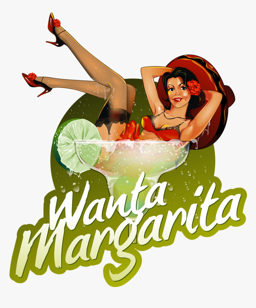 Drinking Pin Up Girl, HD Png Download