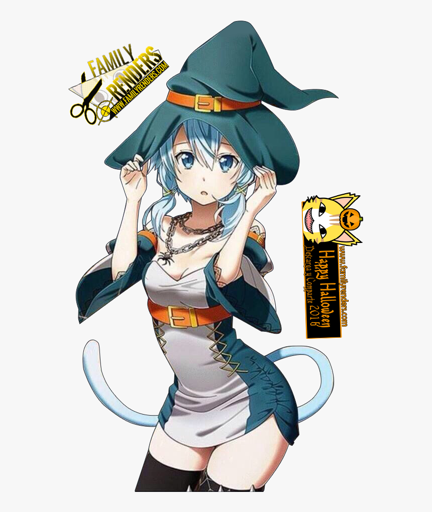 Render Sinon Bruja Halloween - Sinon Sao Shino Asada Art, HD Png Download