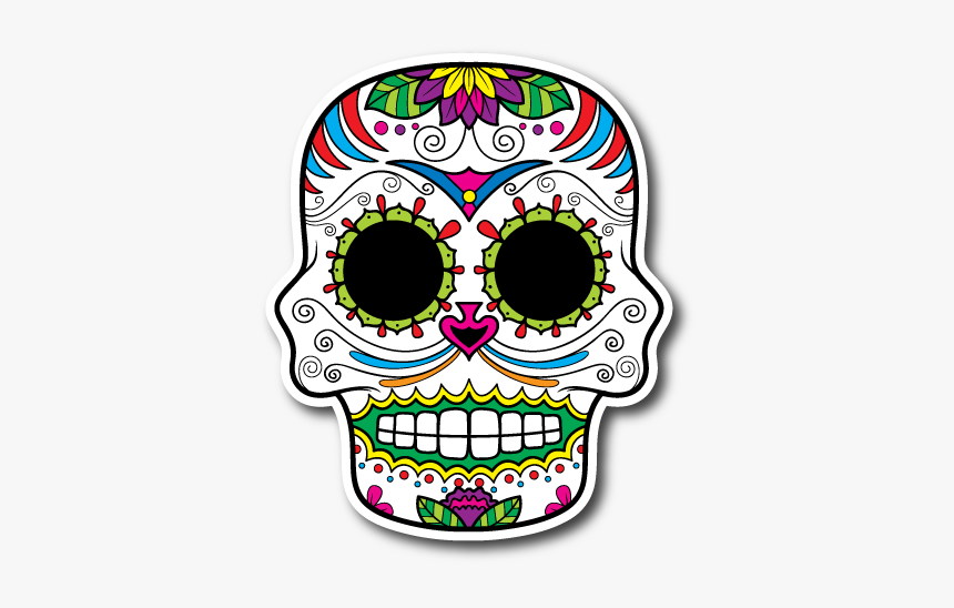 Dia De Muertos Colorful, HD Png Download