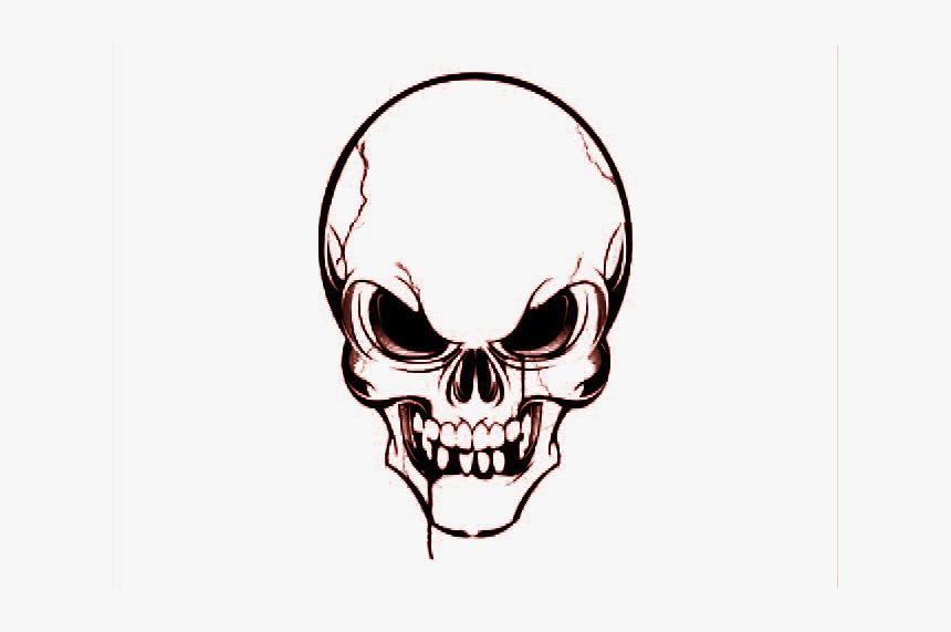 Skull Euclidean Vector Clip Art - Skull Vector Art Png, Transparent Png