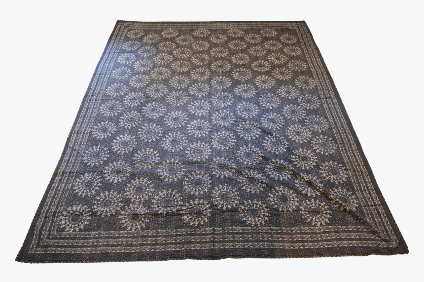 Boho Chic Gray/blue Kantha For Sale, HD Png Download