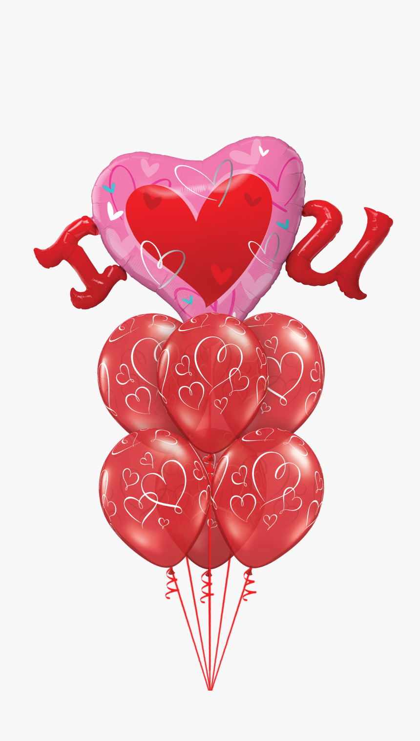 Valentines Day Balloons - Happy Birthday Balloons, HD Png Download