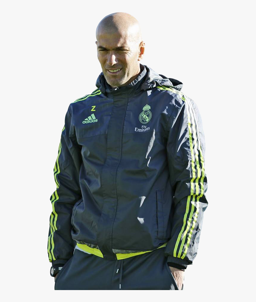 Zinedine Zidane render - Coach Football Png, Transparent Png