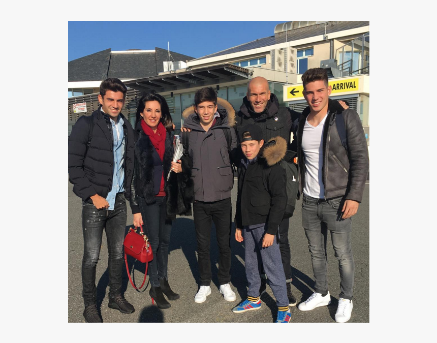 Zinedine Zidane Sons, HD Png Download