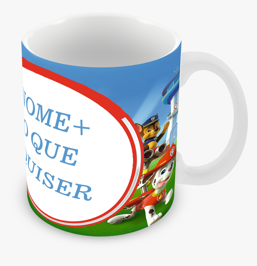 Caneca Patrulha Canina Personalizada - Mug, HD Png Download
