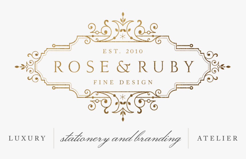Rose & Ruby Fine Design Wedding Invitations Stationery, HD Png Download