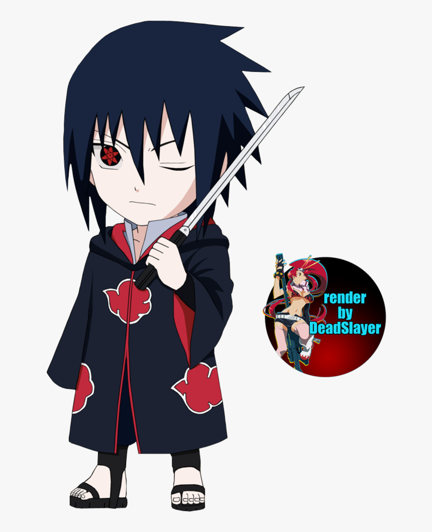 Chibi Sasuke Akatsuki Render By Noamanga On Deviantart - Sasuke Chibi Png, Transparent Png