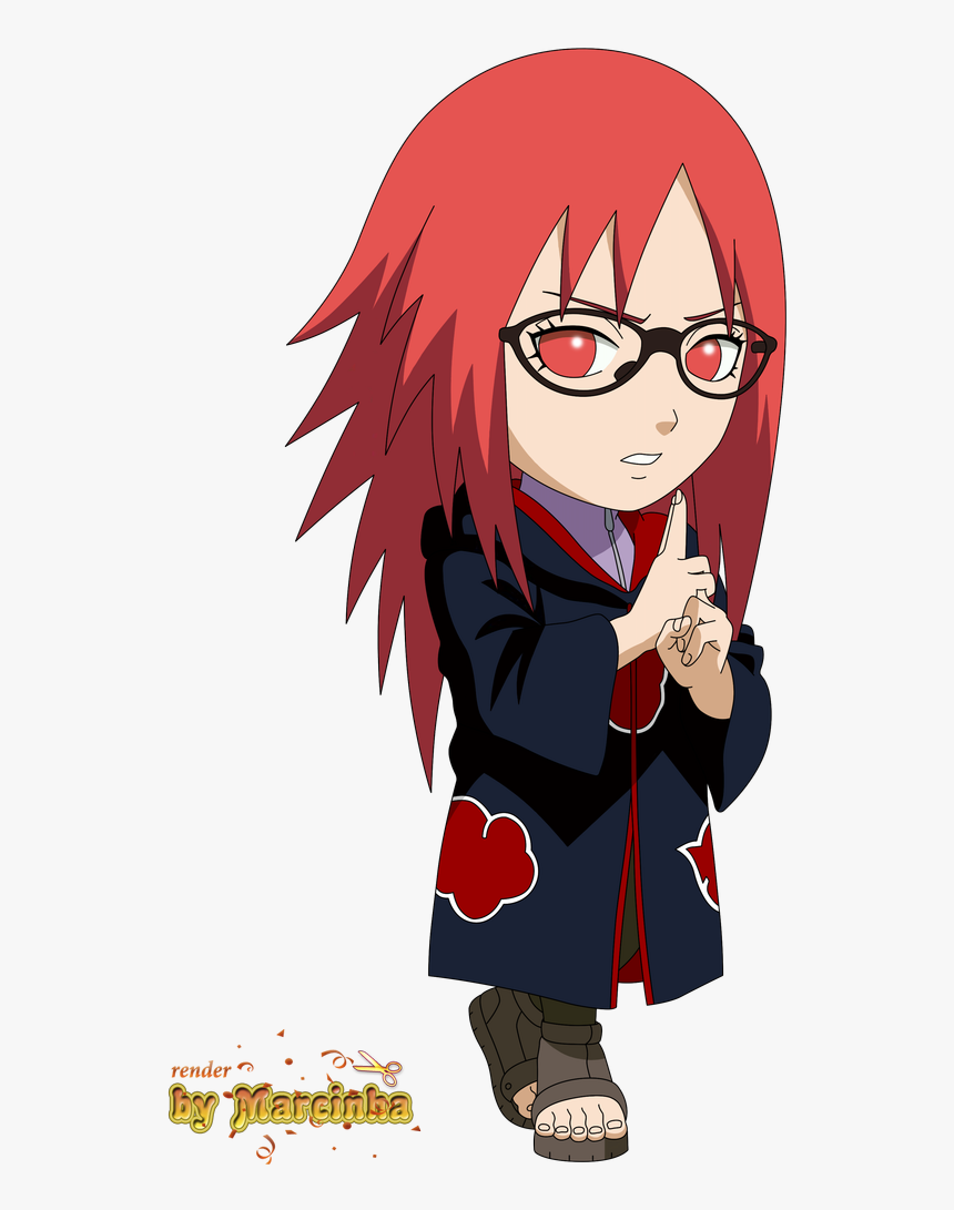 Naruto Karin Chibi, HD Png Download
