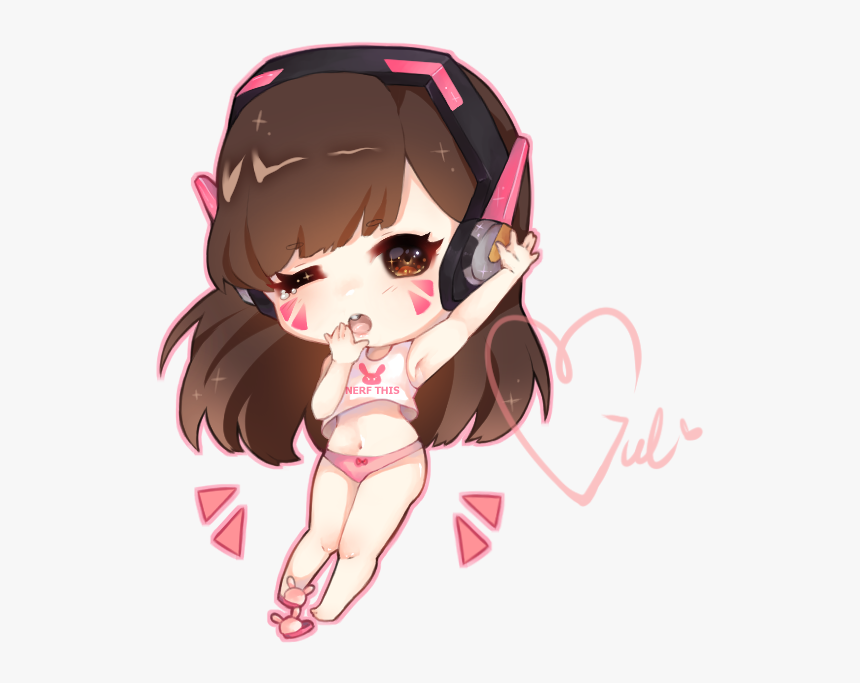 Overwatch D Va And - Cartoon, HD Png Download