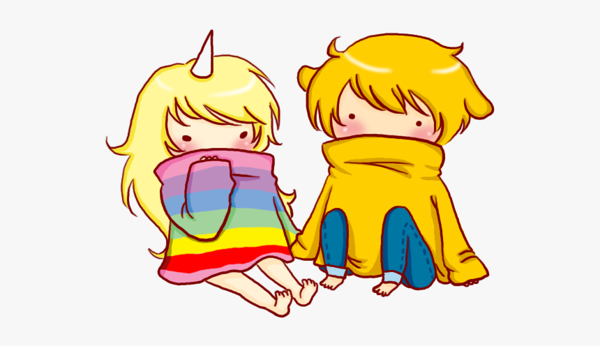Lady And Jake - Human Lady Rainicorn And Jake, HD Png Download