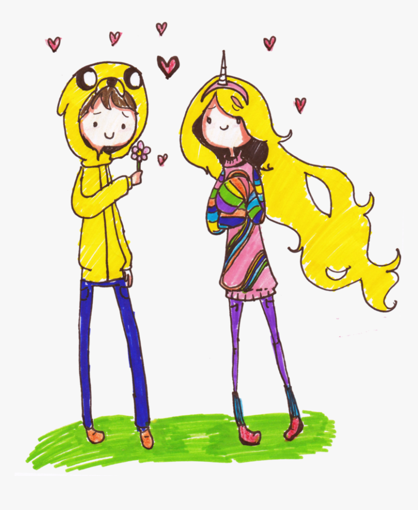Jake X Lady - Jake And Lady Rainicorn Human, HD Png Download