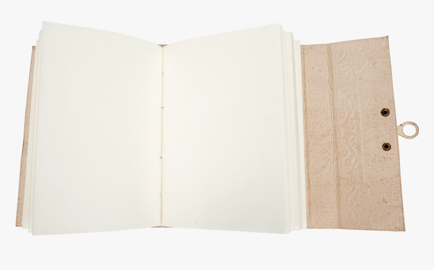 Ornate Border Leather Journal With Clasp - Paper, HD Png Download