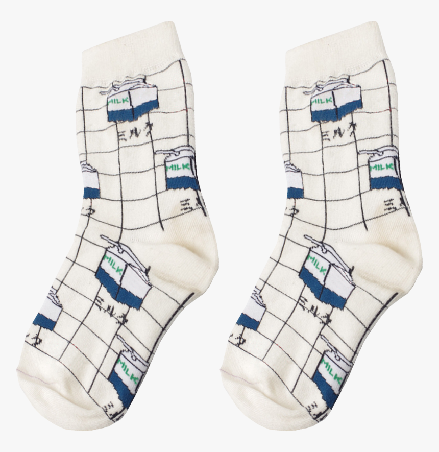 Image Of Milk Socks - Sock, HD Png Download