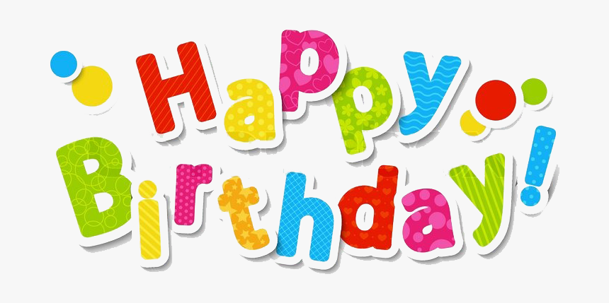 Happy Birthday Clipart Colour, HD Png Download