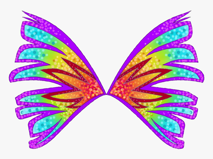 #fairy #fairywings #colorful #colorfulwings #angelwings - Sirenix, HD Png Download