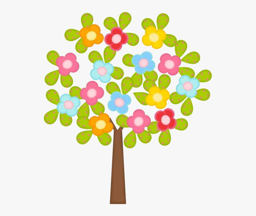Tree Flowers Clipart, HD Png Download