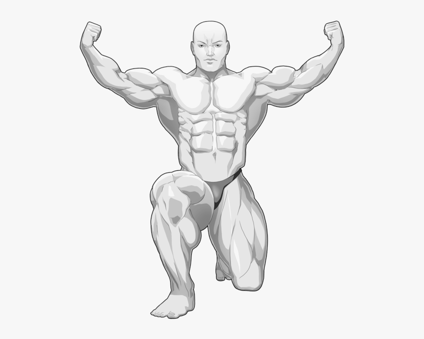 Gym Logo By Fradarlin - Gym Logo Bodybuilder Png, Transparent Png