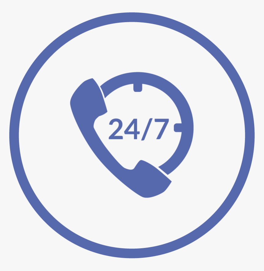 24-7 - Logo Ho Tro Khach Hang, HD Png Download