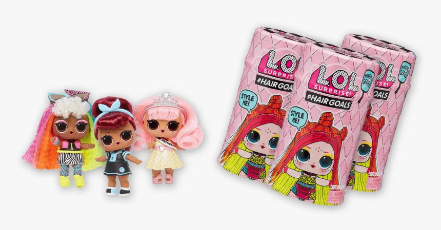 L - O - L - Surprise Hairgoals Wave - Figurine, HD Png Download