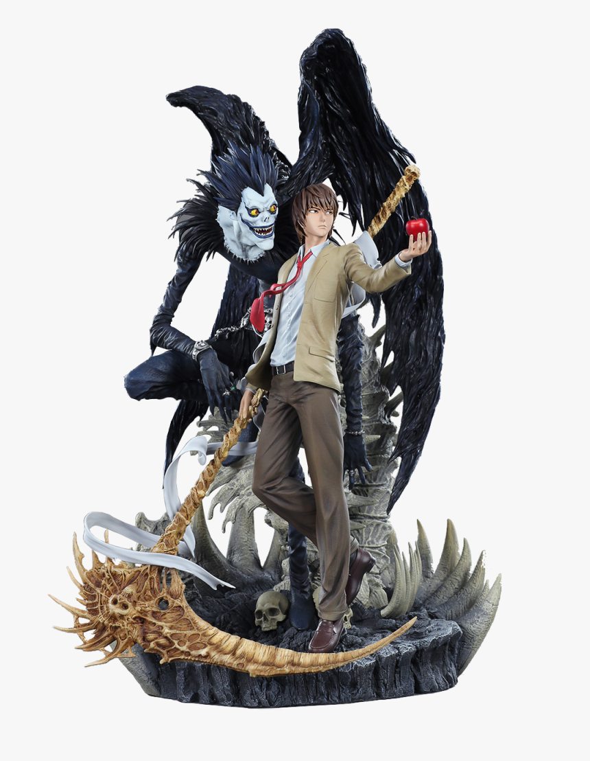 Oniri Creations Death Note Light & - Death Note Statue, HD Png Download ...
