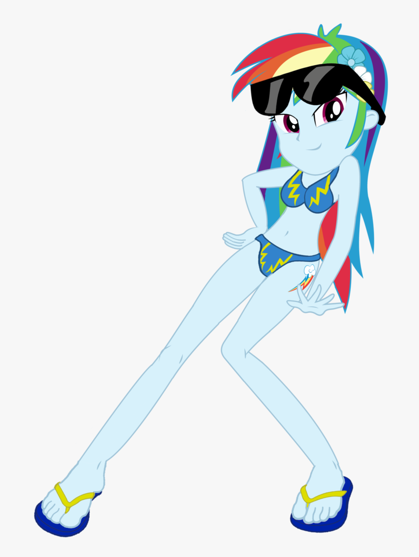 Rainbow Dash En Pony, HD Png Download