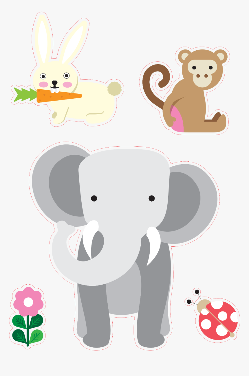 Gift Matching Zoo Animals Personalised Height Growth, HD Png Download