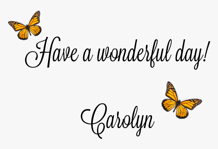 Signature - Monarch Butterfly, HD Png Download