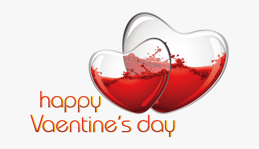 Glass Heart Wine, HD Png Download